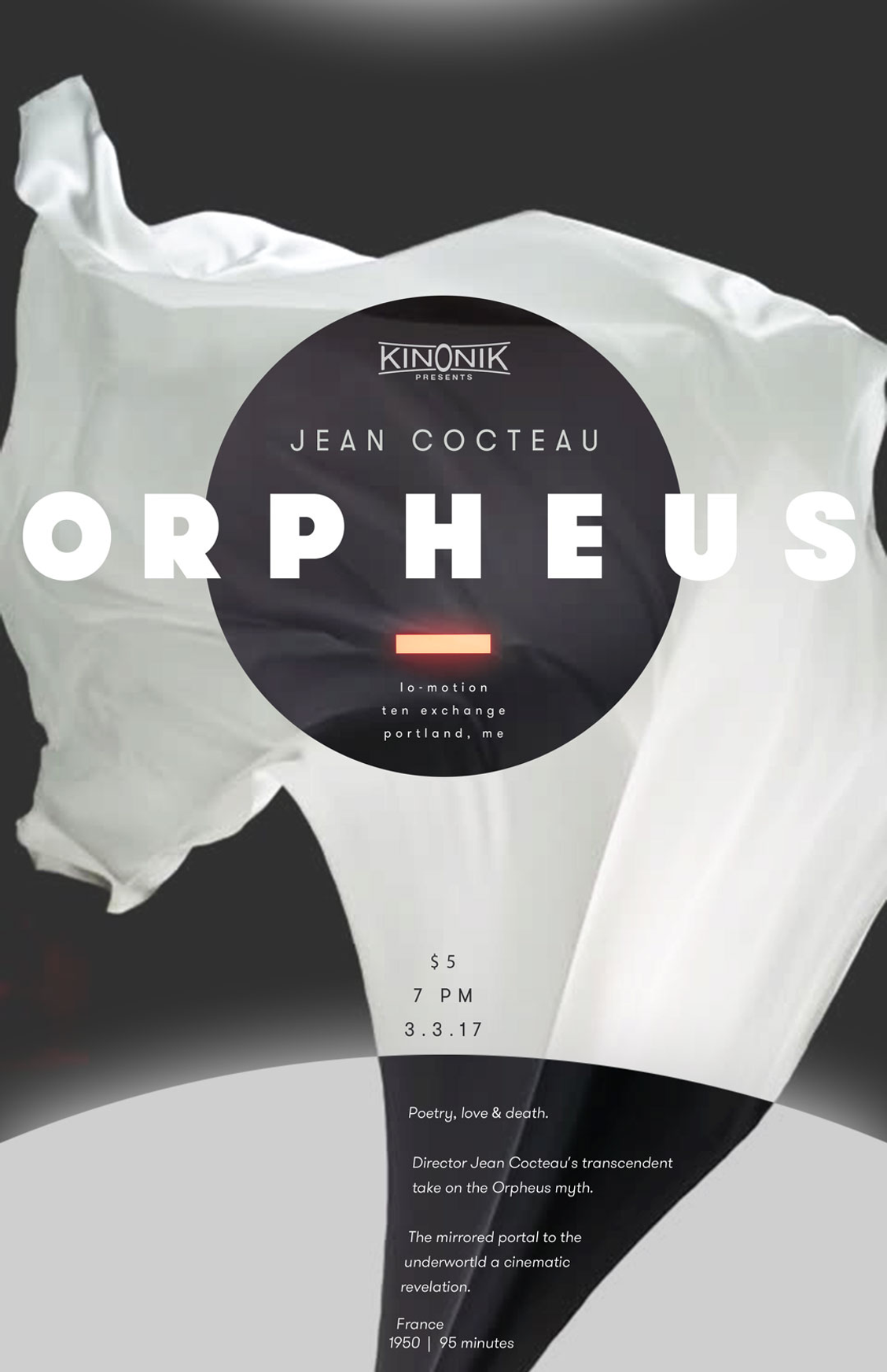 Poster for Jean Cocteau's Orpheus